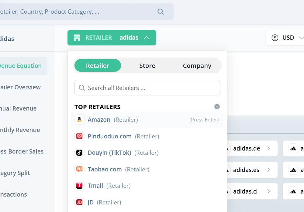 Market/Retailer Switch